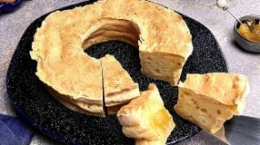Bolo de goma tradicional do Nordeste