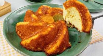 Bolo de iogurte de liquidificador