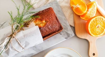 Bolo de laranja com azeite