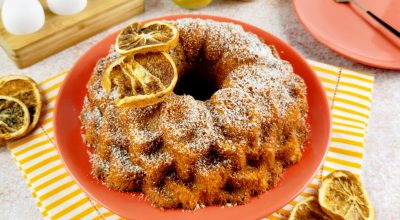Bolo de laranja com cenoura saudável