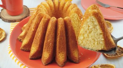 Bolo de laranja de liquidificador