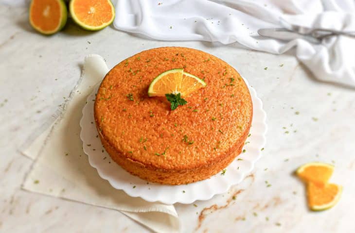 Bolo de laranja de liquidificador fofinho