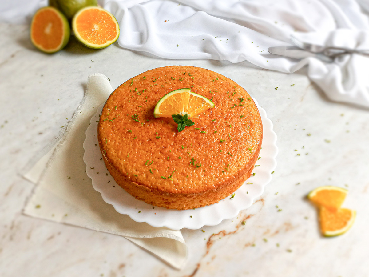 Bolo de laranja de liquidificador fofinho