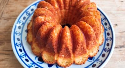 Bolo de laranja de liquidificador simples