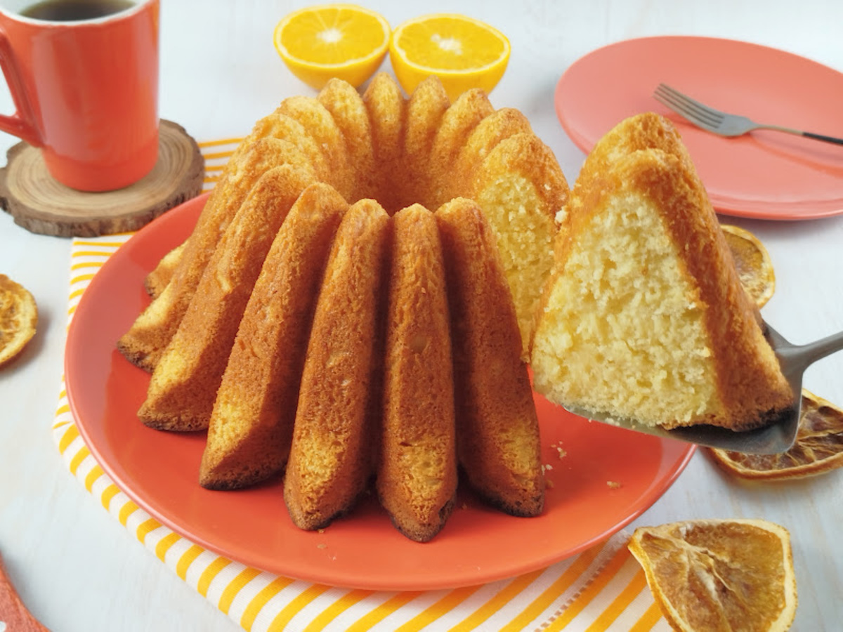 Bolo de laranja de liquidificador