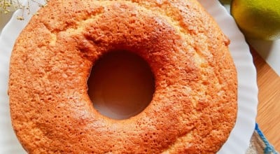 Bolo de laranja e coco