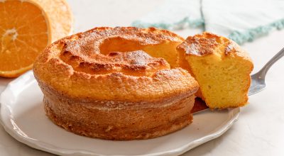 Bolo de laranja na air fryer