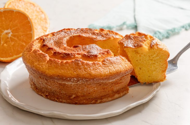 Bolo de laranja na air fryer