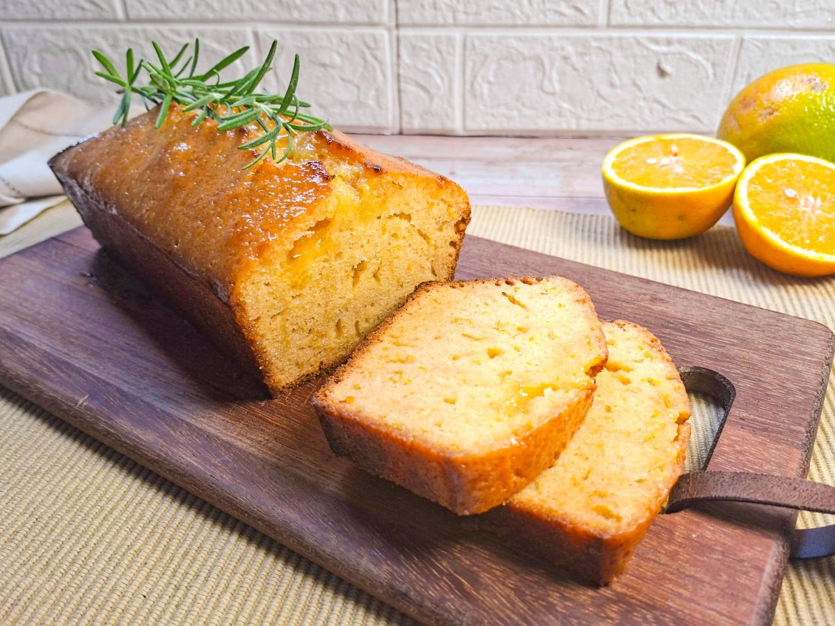 Bolo de laranja sem liquidificador