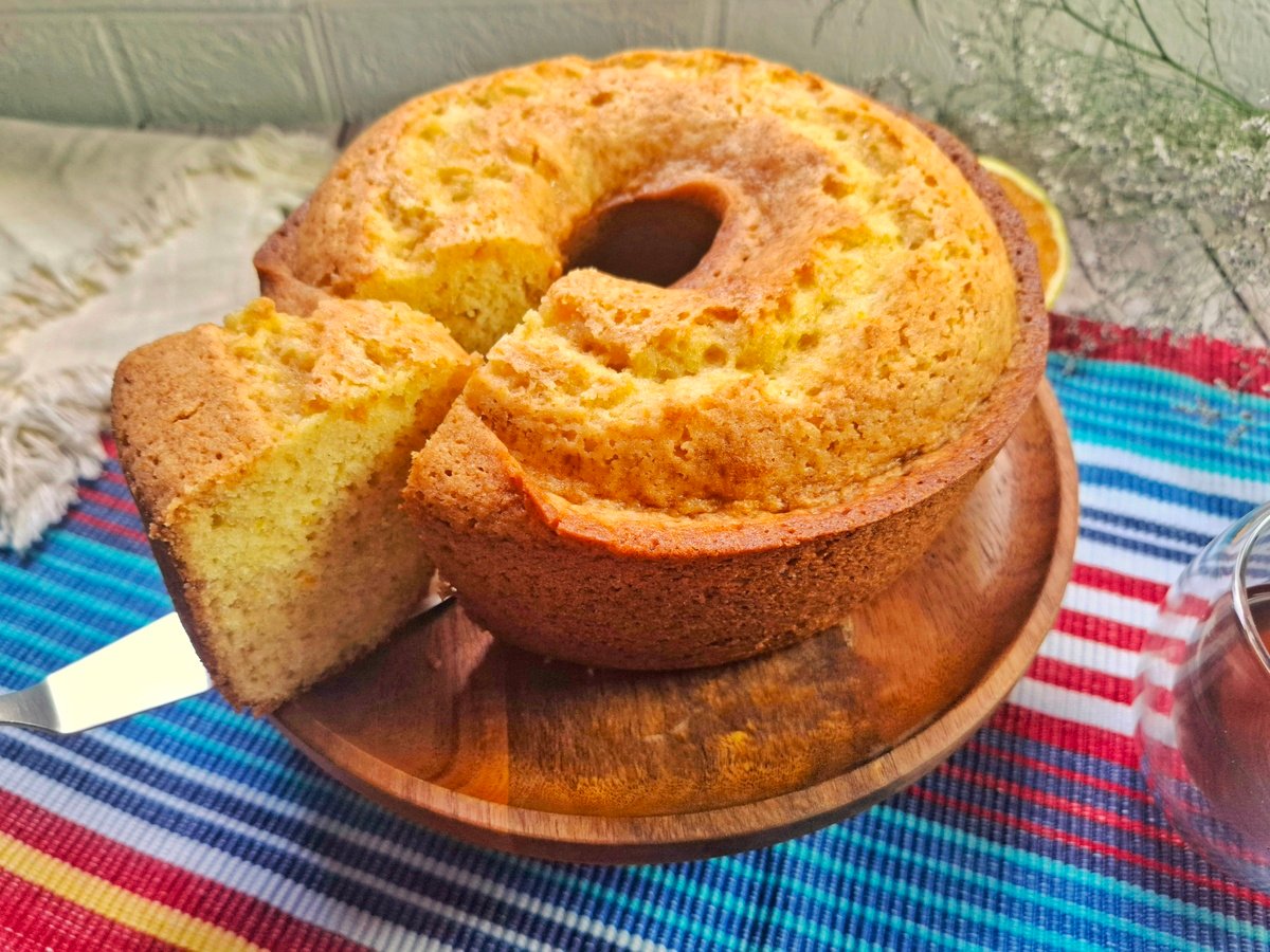 Bolo de laranja simples