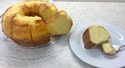 Bolo de leite condensado no liquidificador