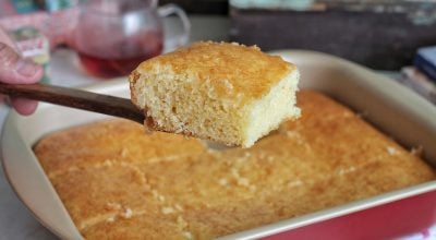 Bolo de leite condensado simples