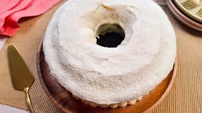 Bolo de leite Ninho de liquidificador