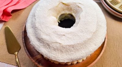 Bolo de leite Ninho de liquidificador