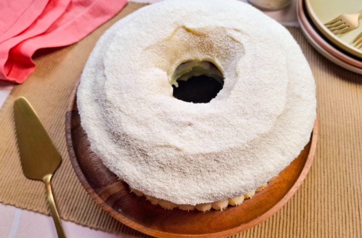 Bolo de leite Ninho de liquidificador