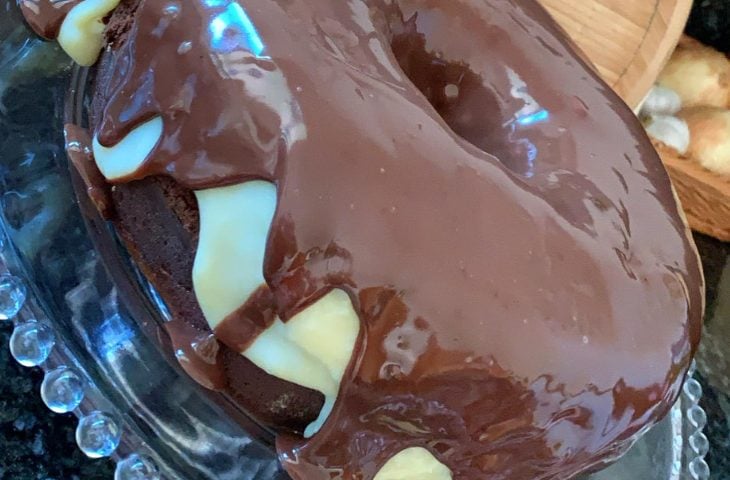 Bolo de leite Ninho de liquidificador