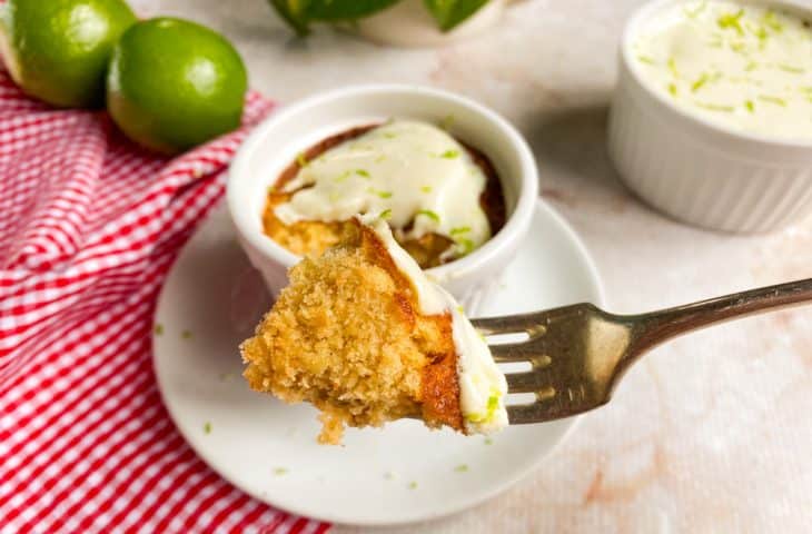 Bolo de limão saudável na air fryer