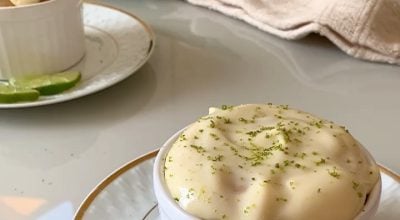 Bolo de limão saudável na Airfryer