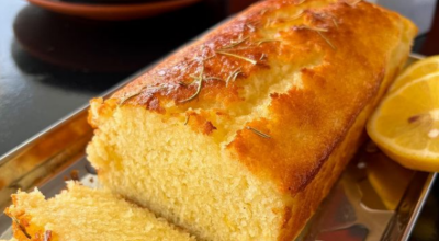 Bolo de limão siciliano com azeite