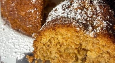 Bolo de maçã com especiarias