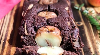 Bolo de maçã com farinha de amêndoas