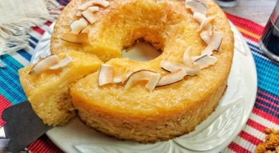 Bolo de macaxeira fofinho