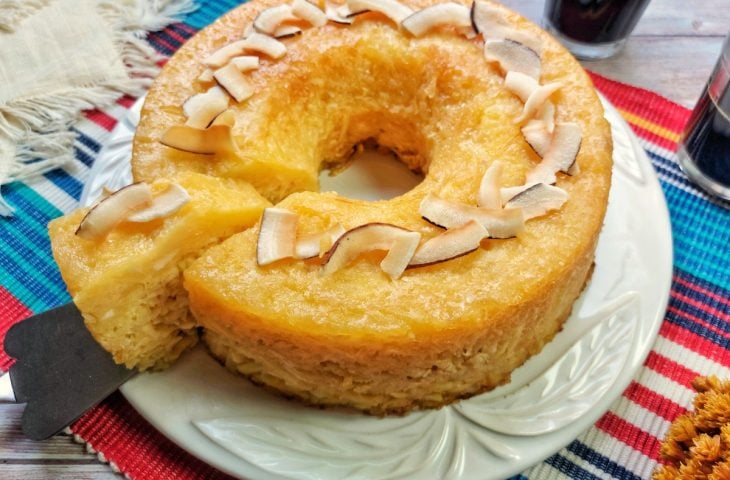 Bolo de macaxeira fofinho