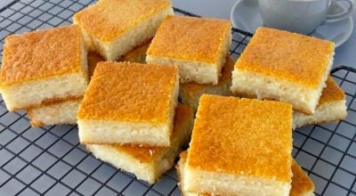 Bolo de macaxeira de liquidificador