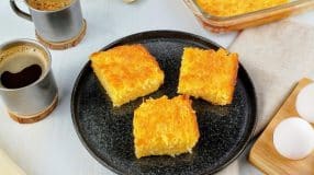 Bolo de macaxeira simples