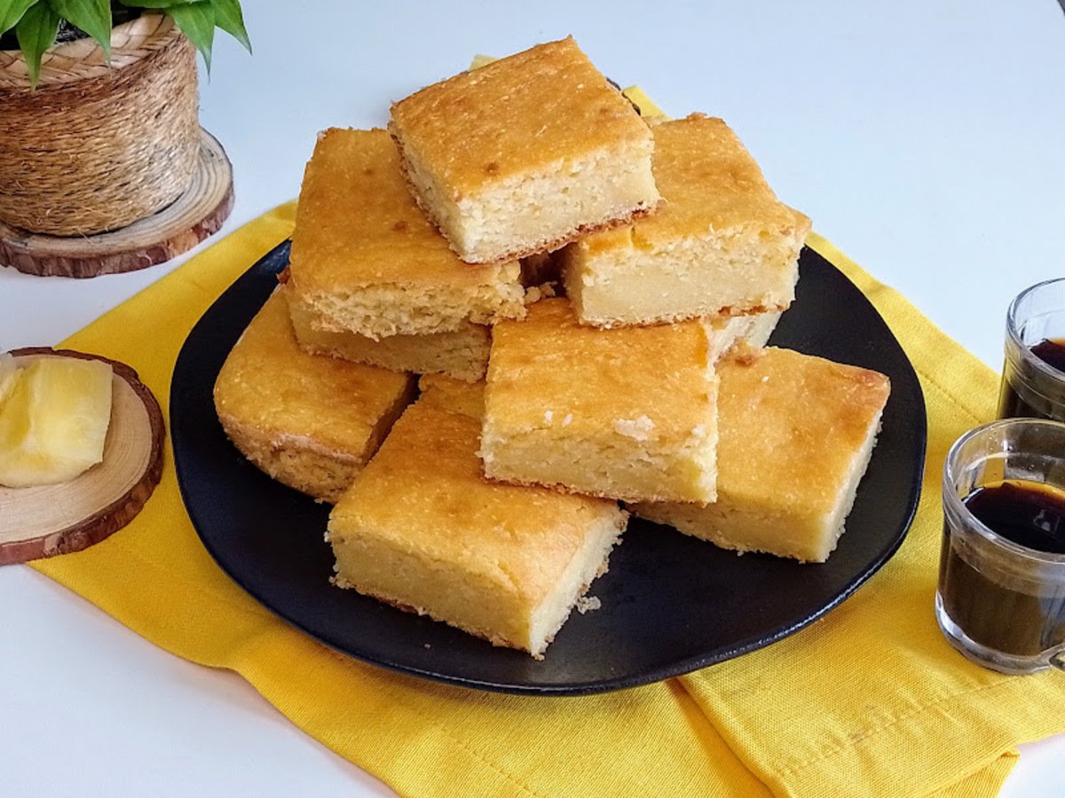 Bolo de mandioca cozida