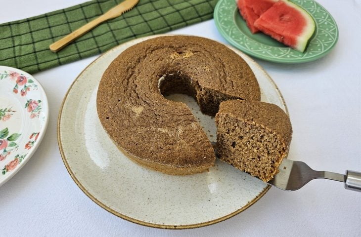 Bolo de melancia fit