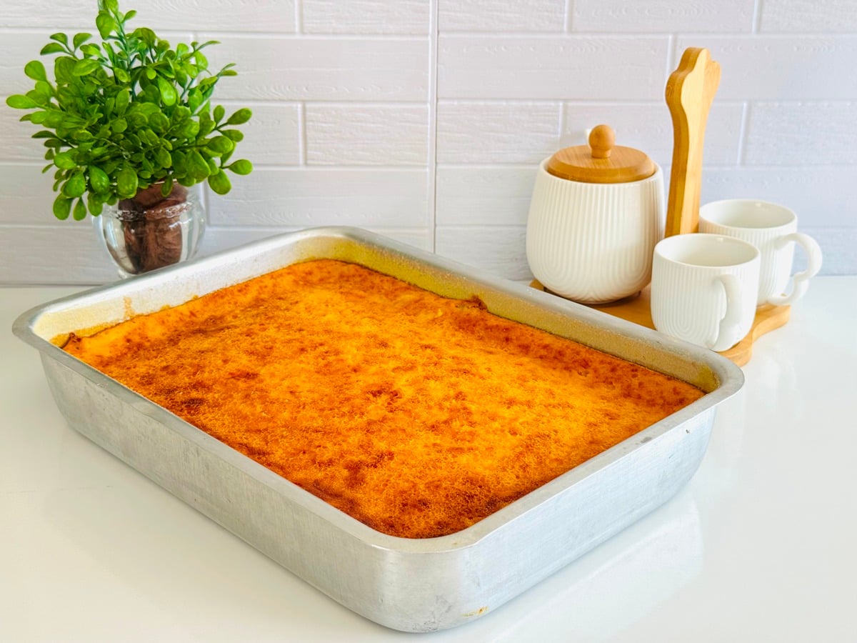 Bolo de milho de lata cremoso