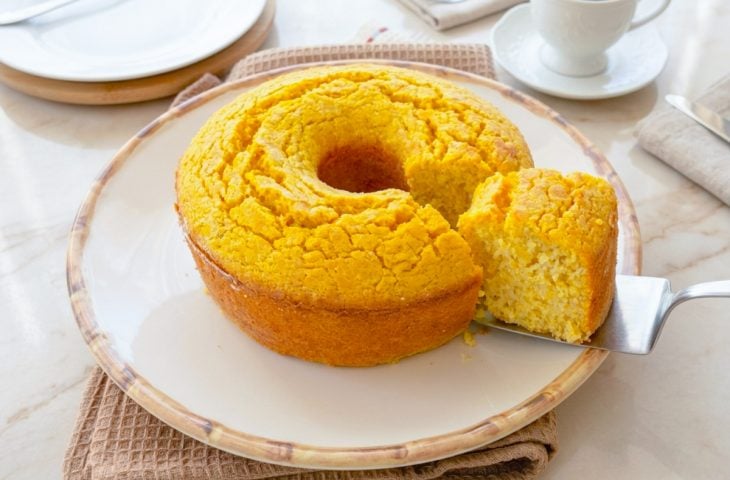 Bolo de milho fit