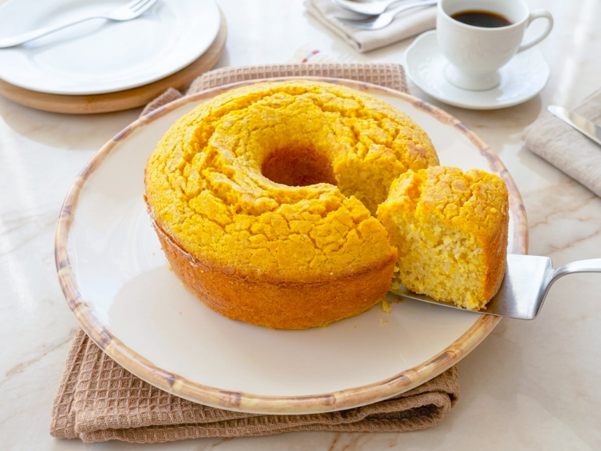 Bolo de milho fit