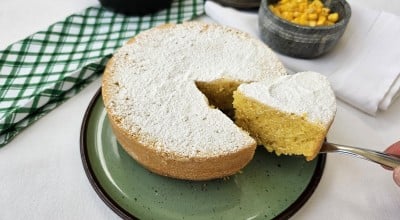 Bolo de milho na airfryer