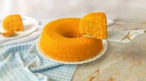 Bolo de milho simples de liquidificador