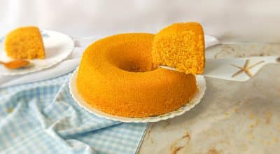 Bolo de milho simples de liquidificador