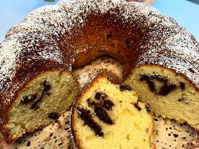 Bolo de nata com chocolate