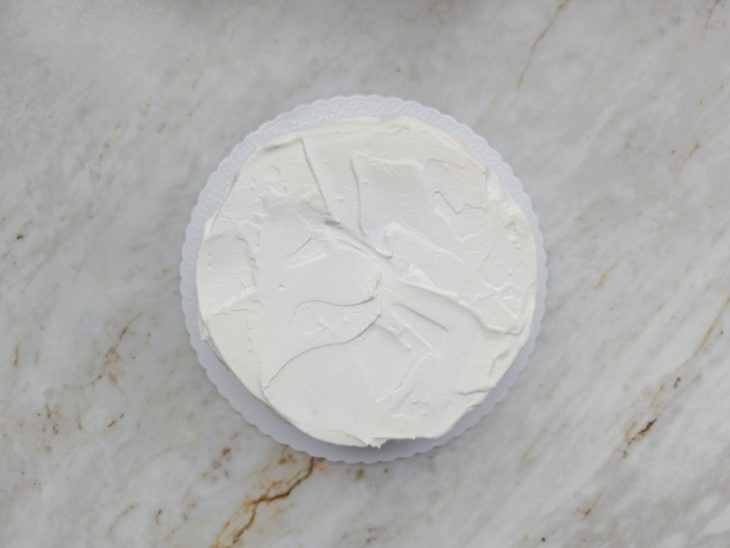 Camadas do bolo prontas.