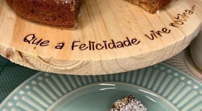 Bolo de nozes com banana