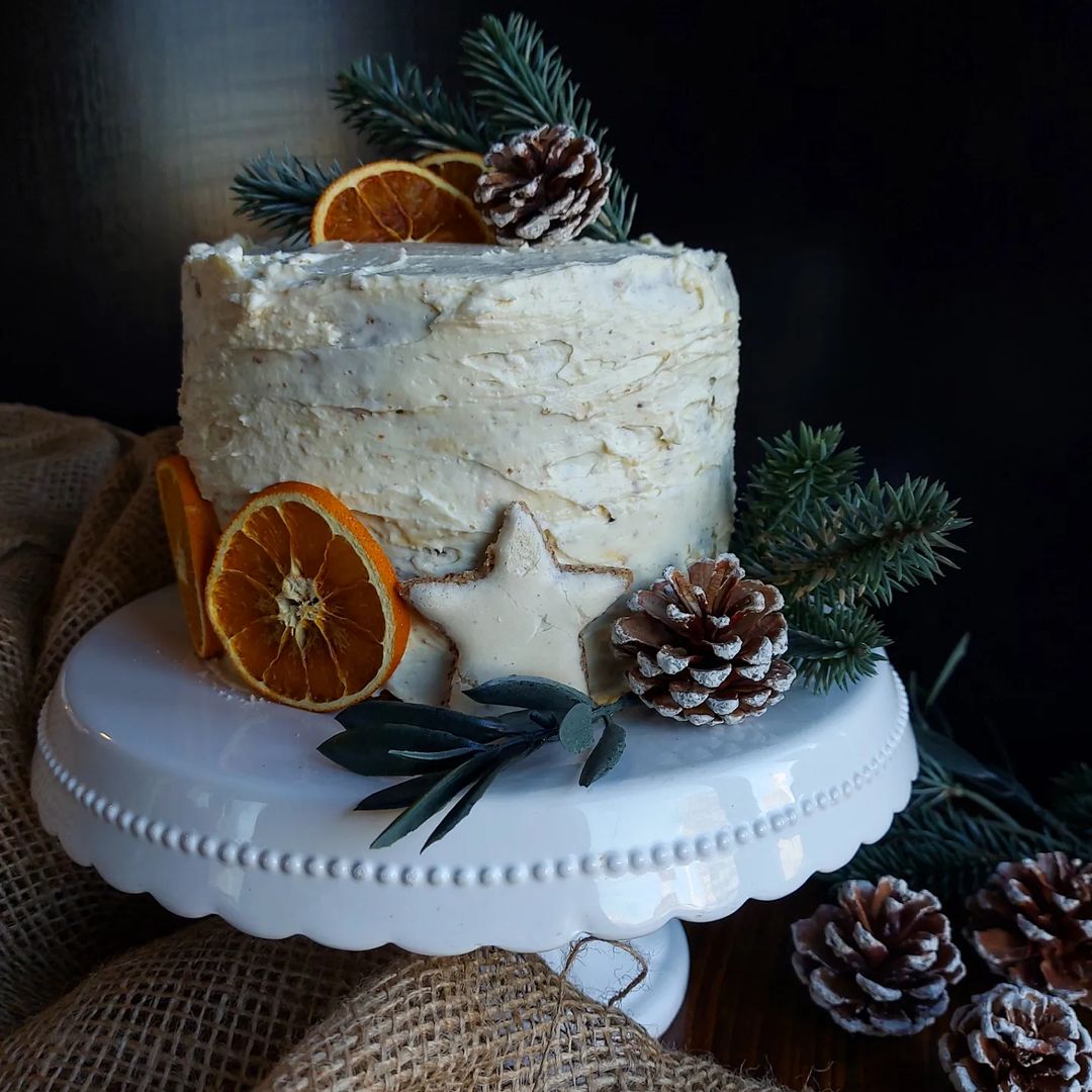 Bolo de nozes de Natal Bolo de nozes de Natal
