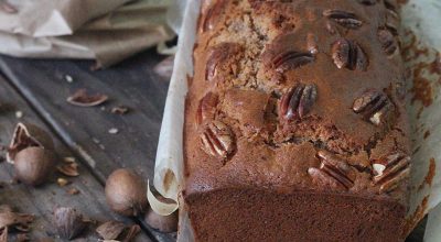 Bolo de nozes pecan