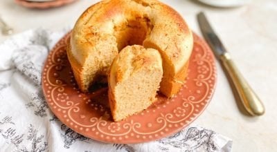 Bolo de paçoca simples