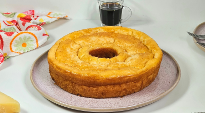 Bolo de pão de queijo com tapioca