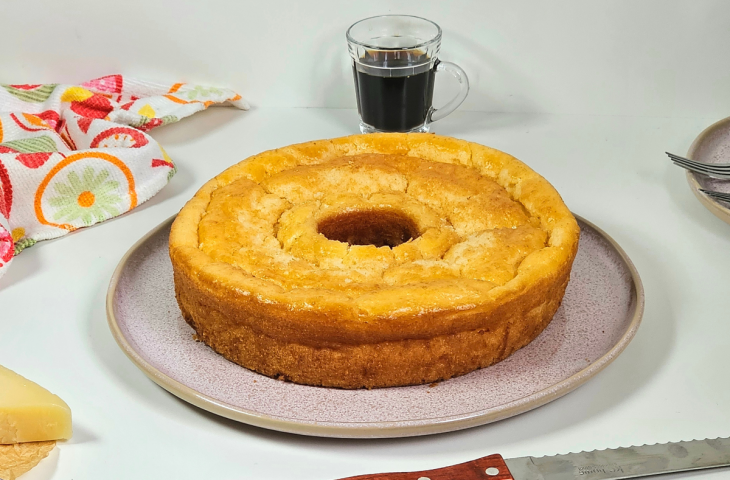 Bolo de pão de queijo com tapioca