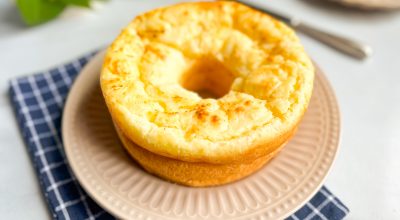 Bolo de pão de queijo simples