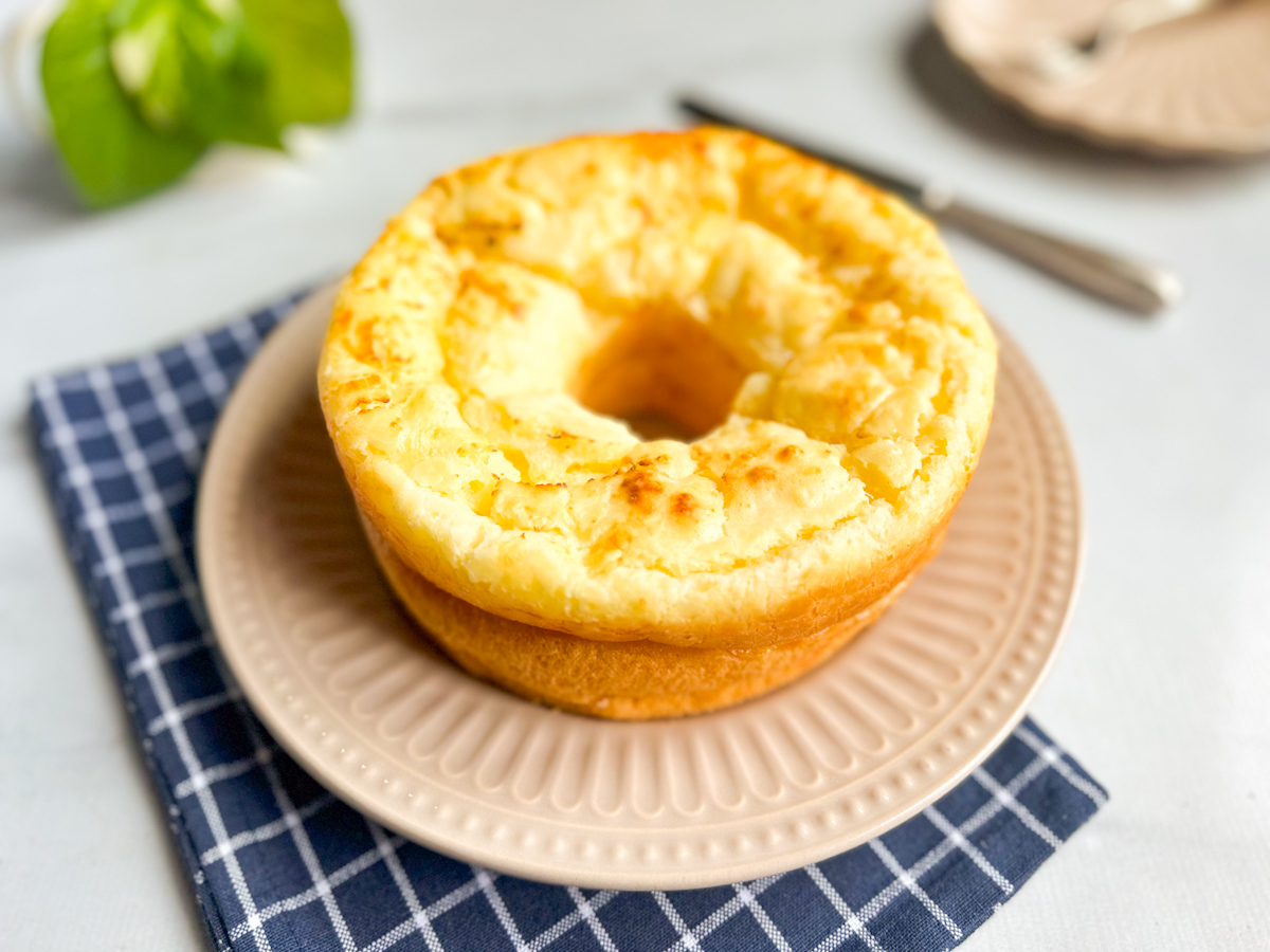 Bolo de pão de queijo simples