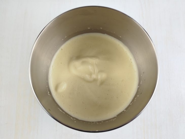 Ovos batidos com creme de baunilha.