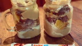 Bolo de pote Kinder