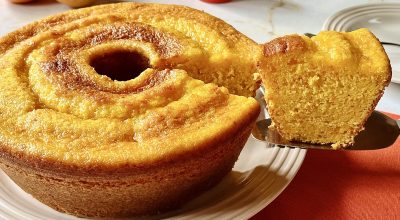 Bolo de tangerina de liquidificador